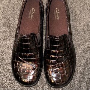 Clark Womens Bendable Clog Brown Size 7.5